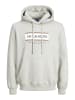 Jack & Jones Kapuzenpullover in Mineral Gray