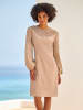 Heine A-Linien-Kleid in camel