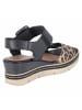 remonte Sandalen in schwarz