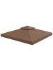 Outsunny Pavillondach 3 x 3 m Kaffee
