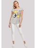 F4NT4STIC T-Shirt Looney Tunes Bugs Bunny Laughing in grau meliert