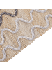 Beliani Kurzflor SOGUT in Beige/Weiß/Schwarz - (W) 80 x (H) 80 x (L) 150 cm
