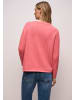 Street One Pullover in striking coral mel.