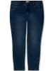sheego Stretch-Jeans in dark blue denim