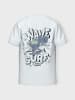 name it T-Shirt 2er-Set Normale Passform Kurzarm in Weiß-2