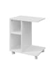 SoBuy Beistelltisch in Reinweiß - (W) 35 x (H) 58 x (L) 45 cm