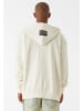 9N1M SENSE Zip-Kapuzenpullover in whitesand