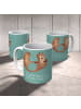 Mr. & Mrs. Panda Tasse 20. Hochzeitstag Porzellanhochzeit mit Sp... in Meeresbrise
