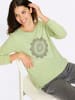 Sieh an! Sweatshirt in pistazie-sesam