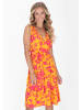 IZIA Women Dress in yellow multicolor