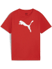 Puma T-Shirt "TeamRISE Logo Jersey Cotton Jr" in Rot