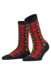 Burlington Socken X-Mas Tartan in Black