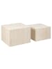 ebuy24 Couchtisch Dice Beige 58 x 58 cm