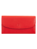 DuDu Gandia Geldbörse RFID Schutz Leder 19 cm in flame red