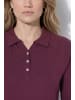 Ulla Popken Poloshirt in burgunder