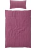 Erwin Müller Seersucker Bettwäsche in pink-lila