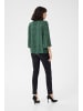 Kaffe Langarm - Hemd KAvinni in Green / Turtledove Dot
