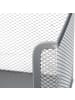 relaxdays 3tlg. Schreibtischorganizer Set in Silber