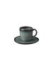 like. by Villeroy & Boch Kaffeetasse mit Untertasse Lave 190 ml in Gris