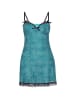 myMo Women Dress in aqua black