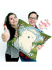Mr. & Mrs. Panda kuschelkissen 40x40 Eisbär Faul Design ohne Spruch in Weiß