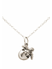 Gemshine Halskette mit Anhänger Maritim Baby Schildkröte in silver coloured