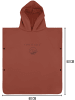 normani Kinder Mikrofaser Badeponcho Rincon in Rot