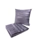 Kayoom Dekokissen & Decke Prisma 525 2er-Set in graphit - silber