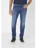 Paddock's 5-Pocket Jeans DEAN in medium blue used moustache