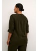 KAFFE curve Langarm-Bluse KCmille Loose fit in Forest Night