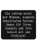 Mr. & Mrs. Panda Mouse Pad Spruch Danke Lehrer mit Spruch in Schwarz