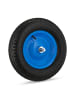 relaxdays 4 x Schubkarrenrad mit Achse in Schwarz/Blau - 4.80 4.00-8