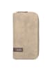 Zwei Mademoiselle Geldbörse 20 cm nubuk mud