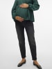 Vero Moda Mom Fit Umstandsjeans in Black Denim