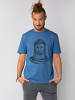 wat? Apparel T-Shirt Kapitän in Bright Blue