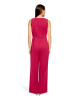 Vera Mont Jumpsuit mit Volant in Dark Raspberry