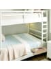 relaxdays 2 x Nachttisch klemmbar in Natur - (B)37 x (H)14 x (T)26,5 cm
