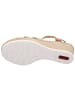 rieker Sandalen in bianco/cayenne/skin