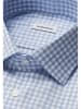 Seidensticker Flanellhemd Shaped in Mittelblau