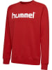 Hummel Sweatshirt Hmlgo Cotton Logo Sweatshirt in TRUE RED