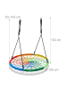 relaxdays Nestschaukel in Bunt - (H)162 x (D)101 cm
