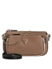 Guess Noelle II DBL Pouch - Umhängetasche 24 cm (garnet) in tan multi