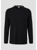 s.Oliver T-Shirt langarm in Schwarz