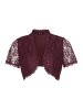 sheego Spitzenbolero in aubergine