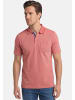 Redmond Poloshirt Basic in Rot / weiß