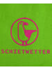 SCHIETWETTER Beanie mit Print Möwe in lime/neon magenta