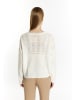 DreiMaster Damen Pullover in Wollweiss