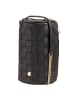 DuDu Abigail Umhängetasche Leder 19.5 cm black rose