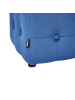 Beliani Pouf WISCONSIN in Blau - (W) 36 x (H) 39 x (L) 36 cm