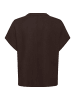 Kaffe Kurzarm-Bluse KAmilia Loose fit in Black Coffee